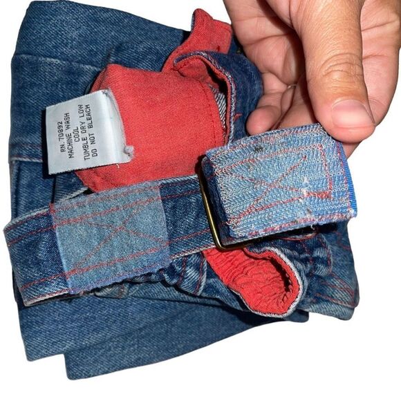 Dept. of Traffic Vintage Jeans with Suspenders - Kids Size 3 - Picture 10 of 10